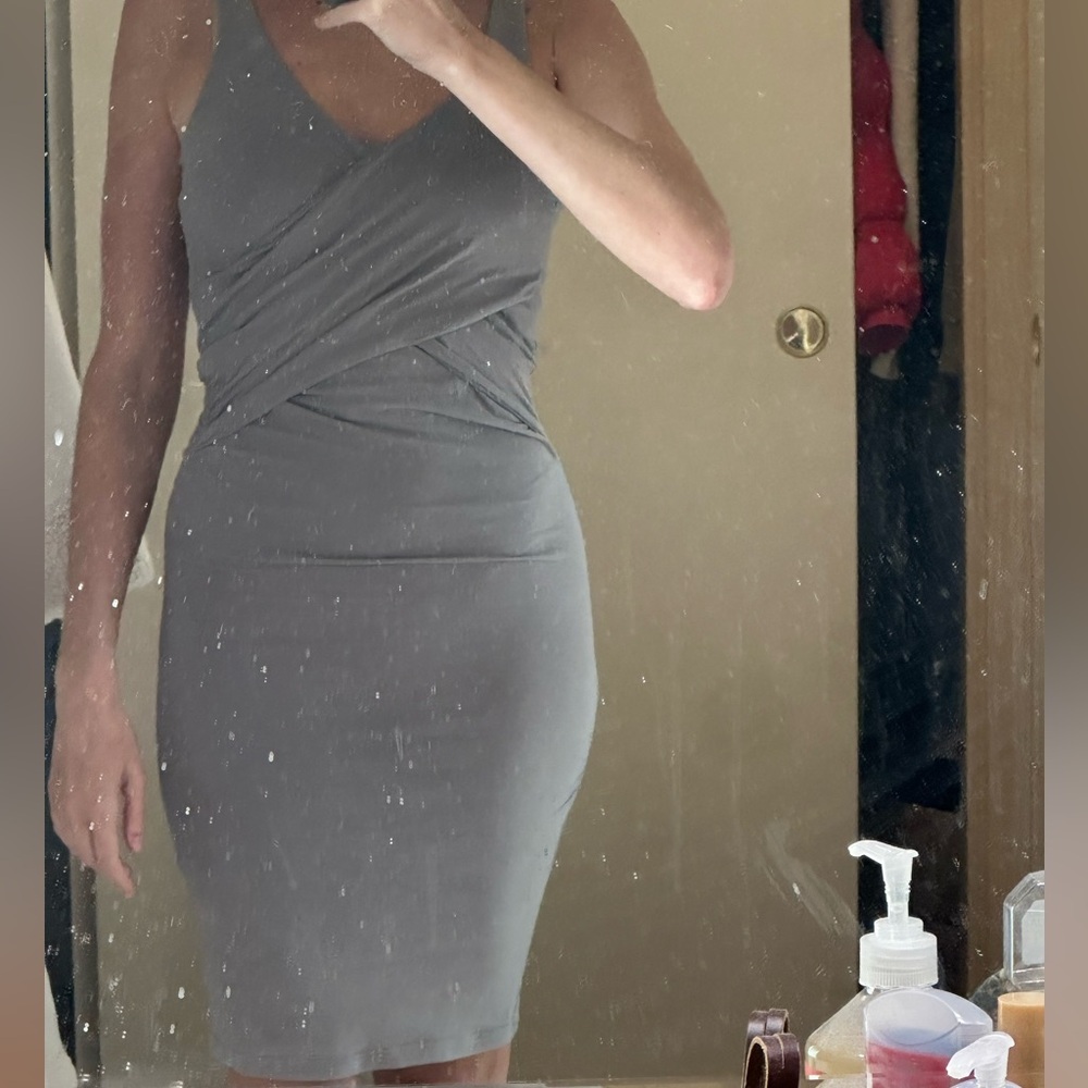 James Perse Light Gray dress